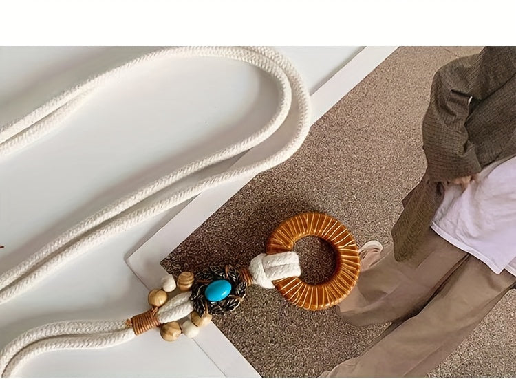 Ceinture Beige en Simili Cuir pour Femme Ischia — visuel 1