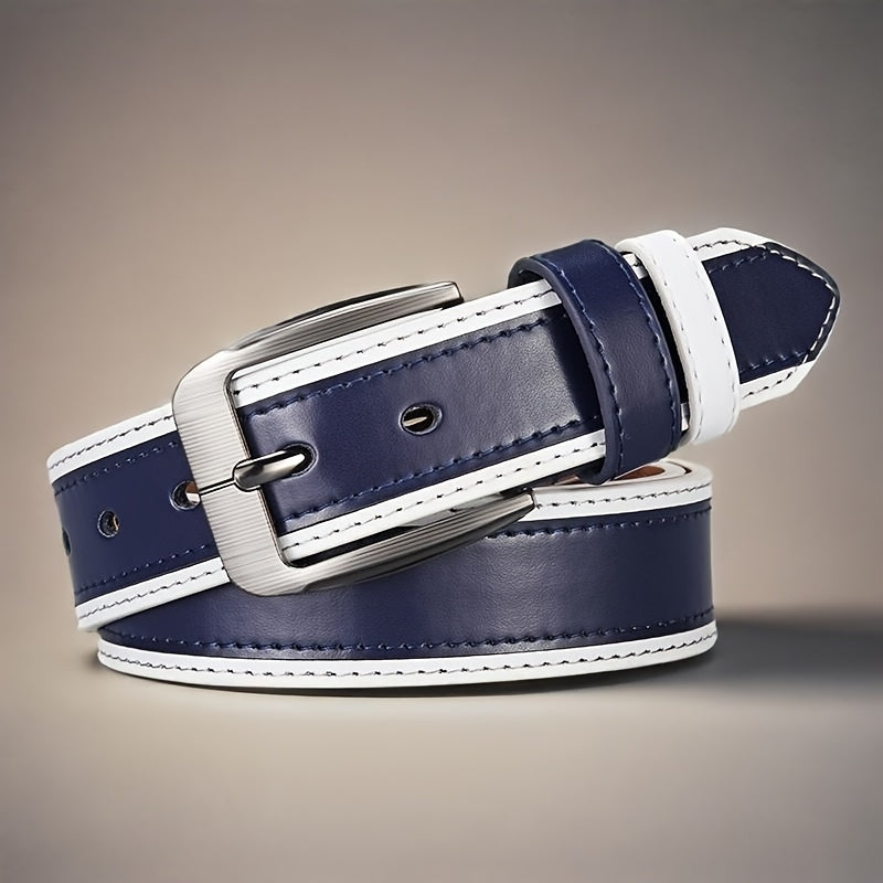 Ceinture Blanche en Simili Cuir pour Homme Thomas — visuel 1