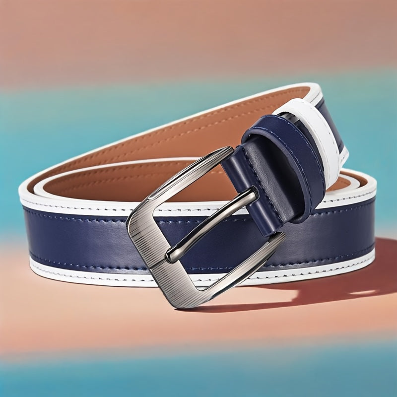 Ceinture Blanche en Simili Cuir pour Homme Thomas — visuel 6