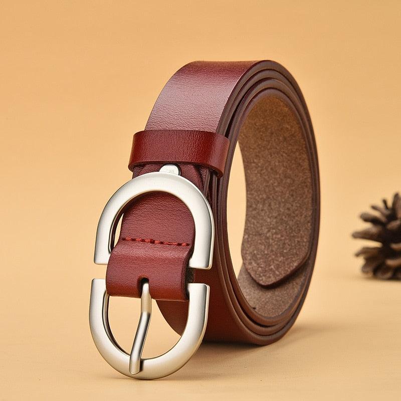 Ceinture à Boucle Classique en Cuir pour Femme Adeline — visuel 6