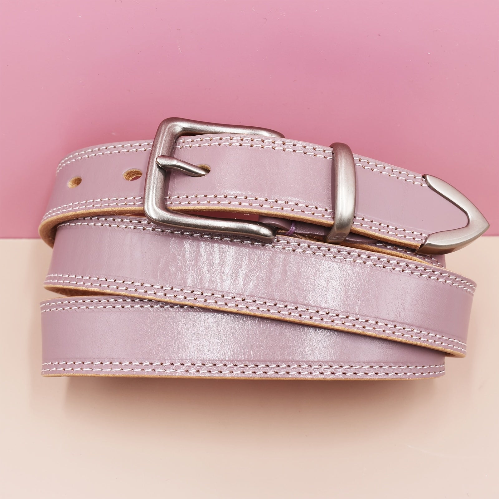 Ceinture à Boucle Classique en Cuir pour Femme Florine — visuel 1