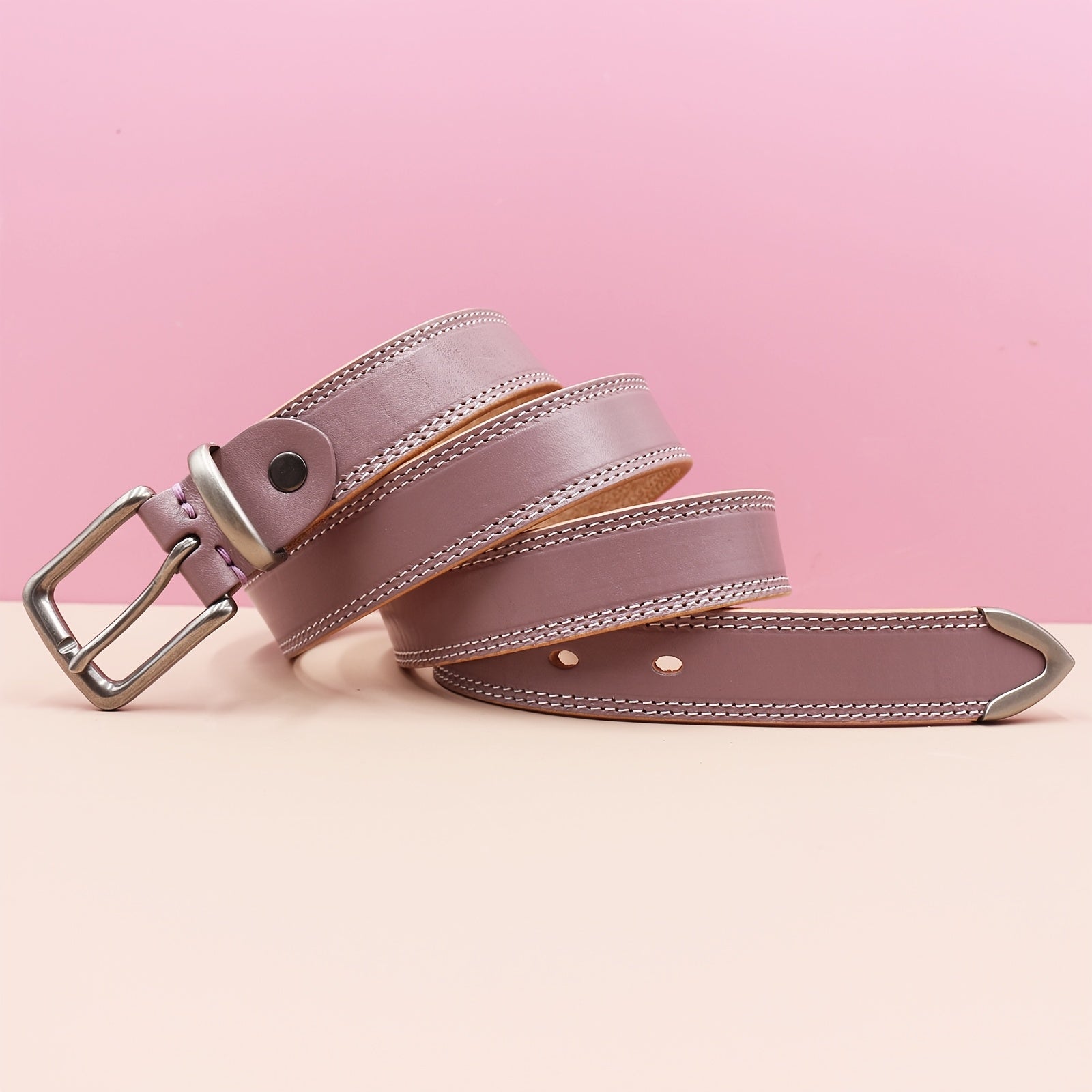Ceinture à Boucle Classique en Cuir pour Femme Florine — visuel 11
