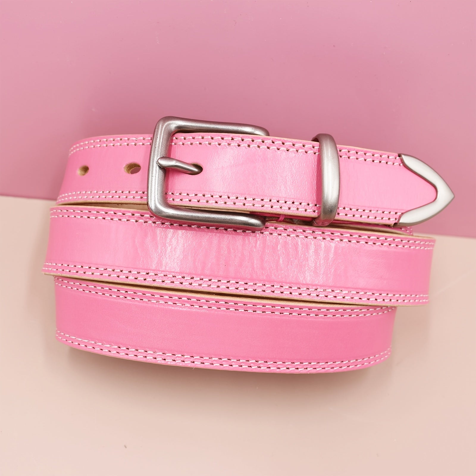 Ceinture à Boucle Classique en Cuir pour Femme Florine — visuel 2