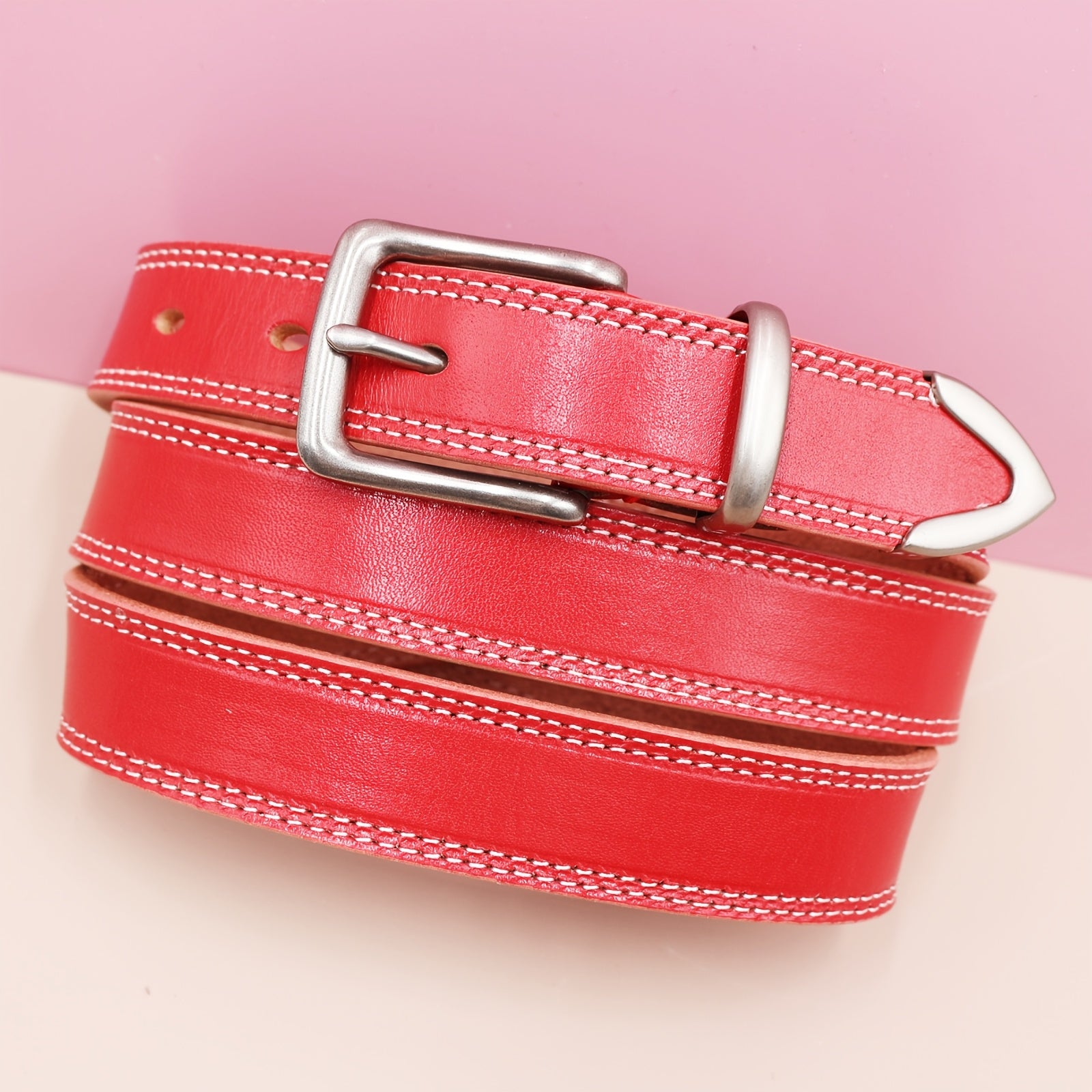 Ceinture à Boucle Classique en Cuir pour Femme Florine — visuel 3