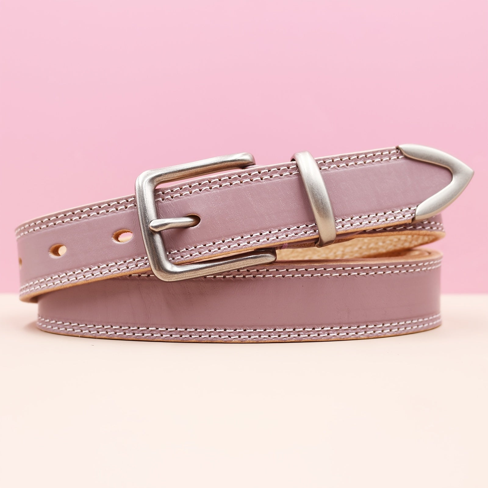 Ceinture à Boucle Classique en Cuir pour Femme Florine — visuel 8