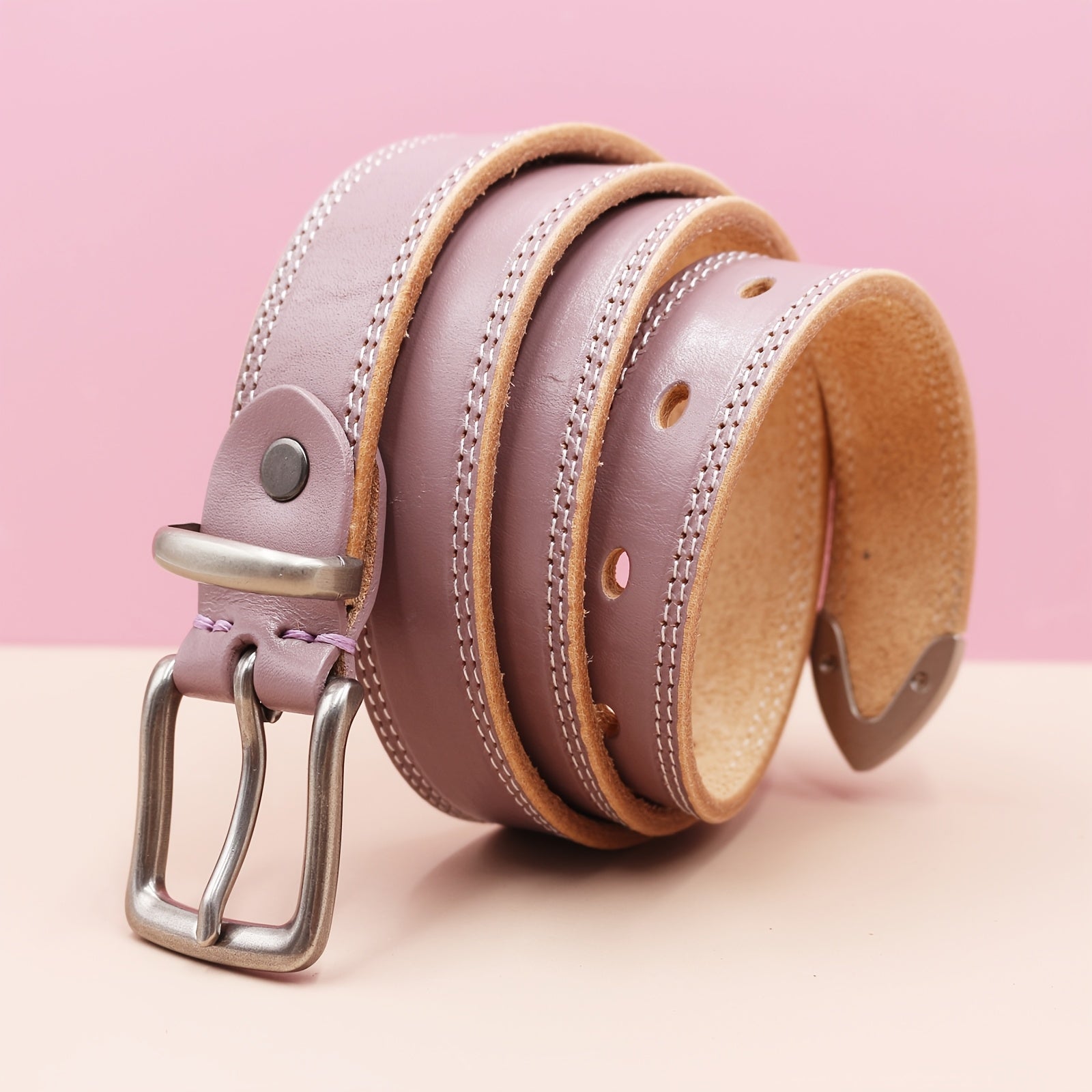 Ceinture à Boucle Classique en Cuir pour Femme Florine — visuel 9