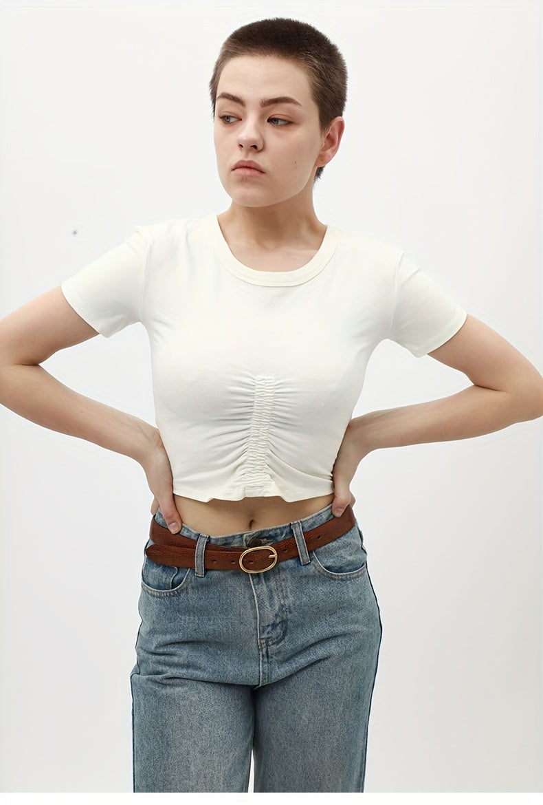 Ceinture à Boucle Classique en Cuir pour Femme Ludivine — visuel 1