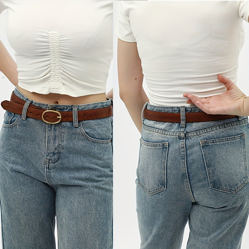 Ceinture à Boucle Classique en Cuir pour Femme Ludivine — visuel 13