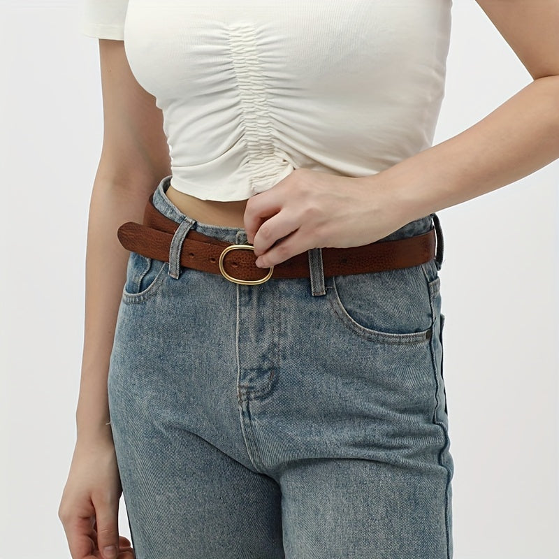 Ceinture à Boucle Classique en Cuir pour Femme Ludivine — visuel 16