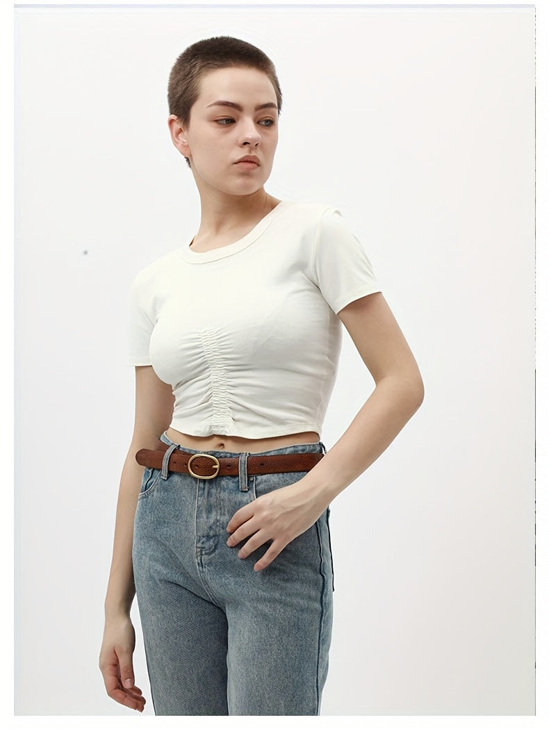 Ceinture à Boucle Classique en Cuir pour Femme Ludivine — visuel 3