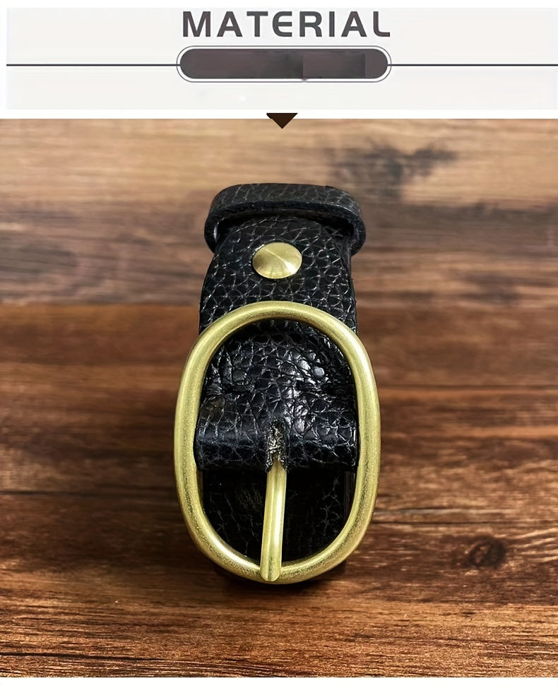 Ceinture à Boucle Classique en Cuir pour Femme Ludivine — visuel 6