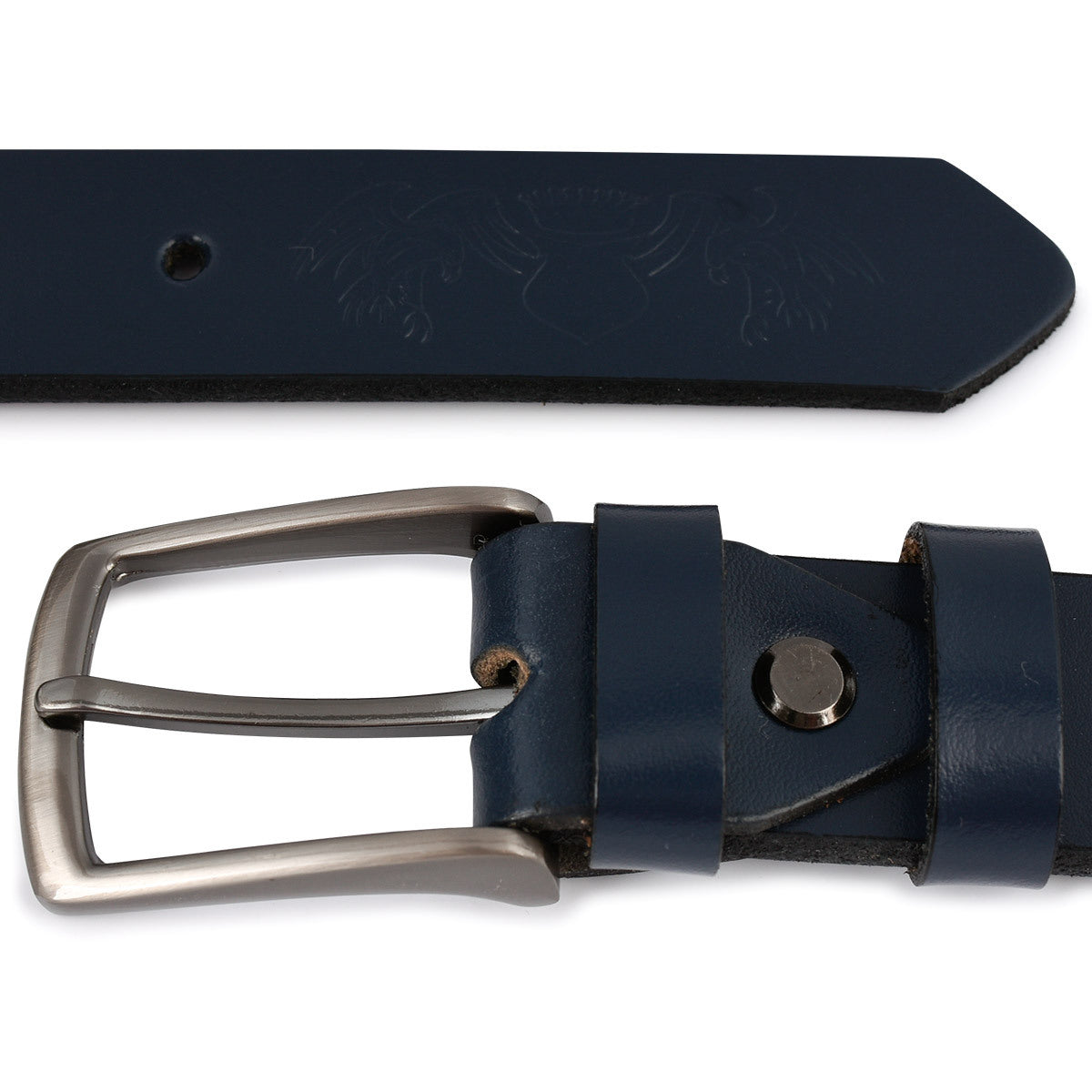 Ceinture à Boucle Classique en Cuir pour Homme Armand — visuel 11