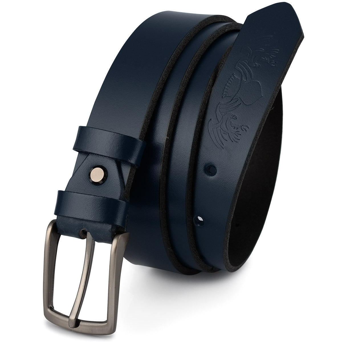 Ceinture à Boucle Classique en Cuir pour Homme Armand — visuel 3