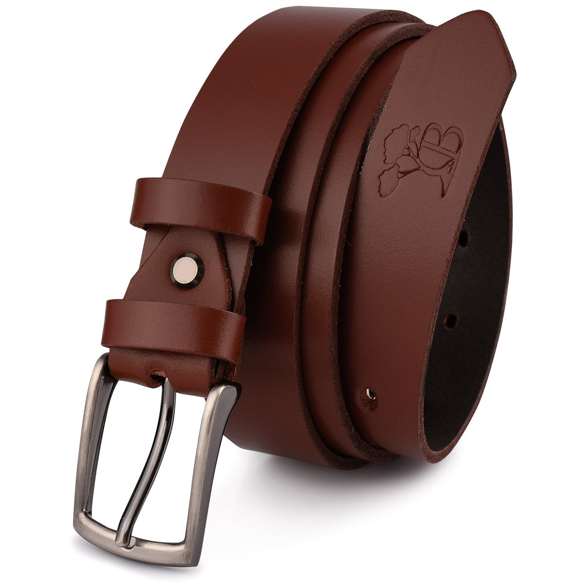 Ceinture à Boucle Classique en Cuir pour Homme Armand — visuel 4