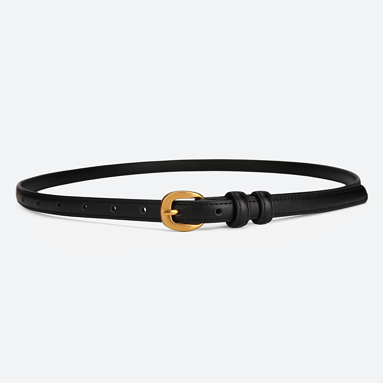 Ceinture à Boucle Classique en Cuir pour Homme Aspen — visuel 1