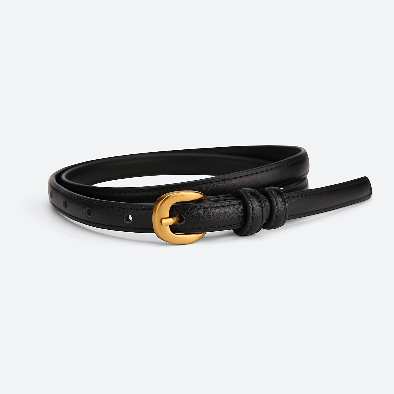 Ceinture à Boucle Classique en Cuir pour Homme Aspen — visuel 10
