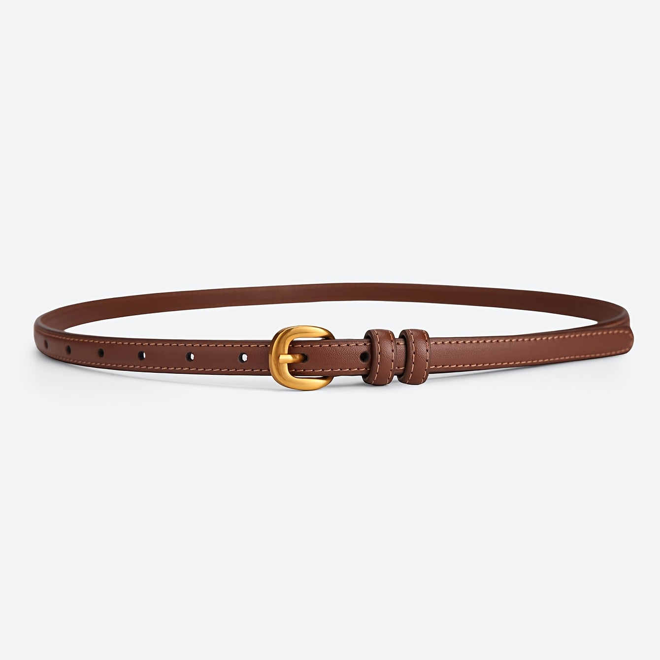 Ceinture à Boucle Classique en Cuir pour Homme Aspen — visuel 3