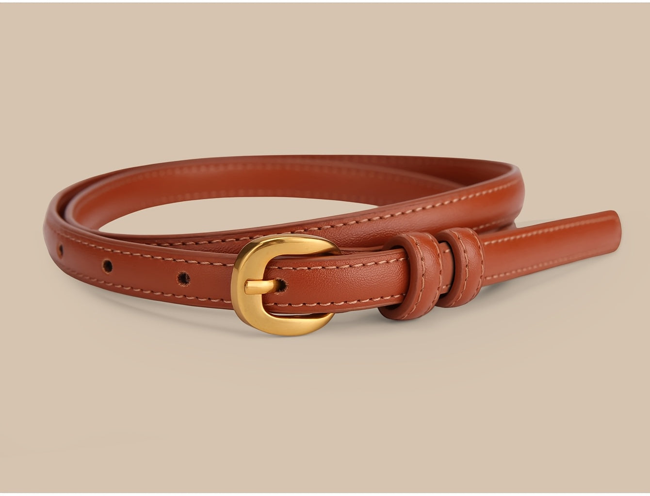 Ceinture à Boucle Classique en Cuir pour Homme Aspen — visuel 8