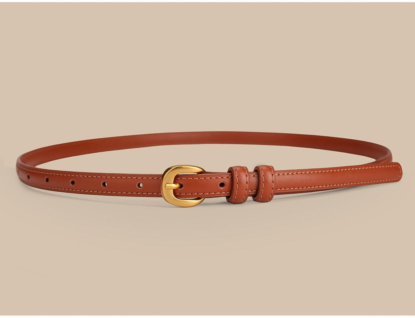 Ceinture à Boucle Classique en Cuir pour Homme Aspen — visuel 9