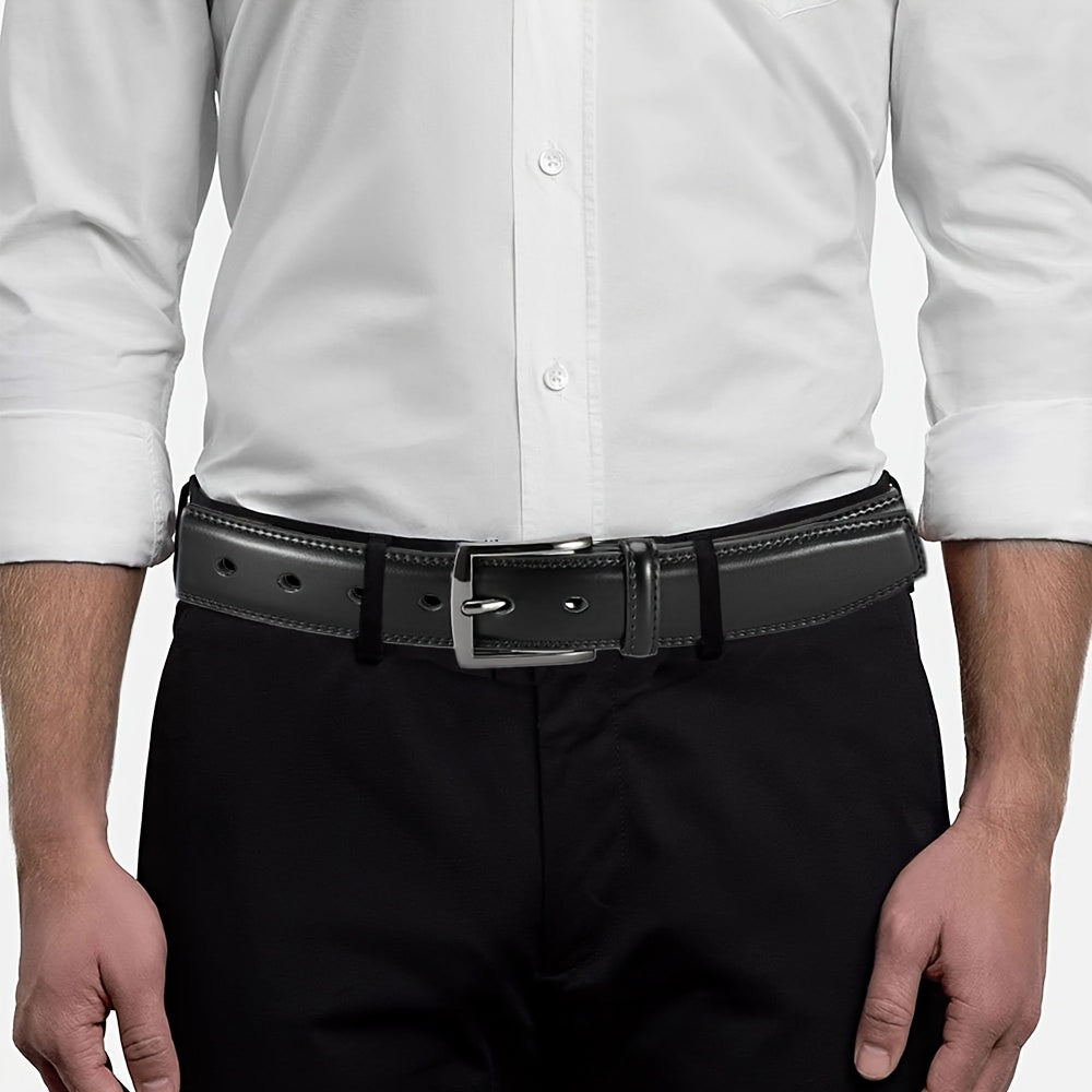 Ceinture à Boucle Classique en Cuir pour Homme Camille — visuel 10
