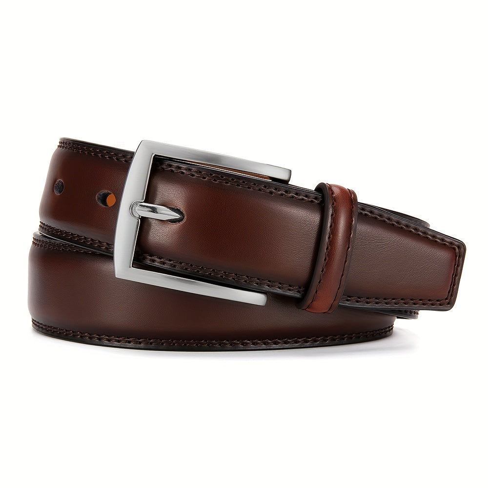 Ceinture à Boucle Classique en Cuir pour Homme Camille — visuel 9