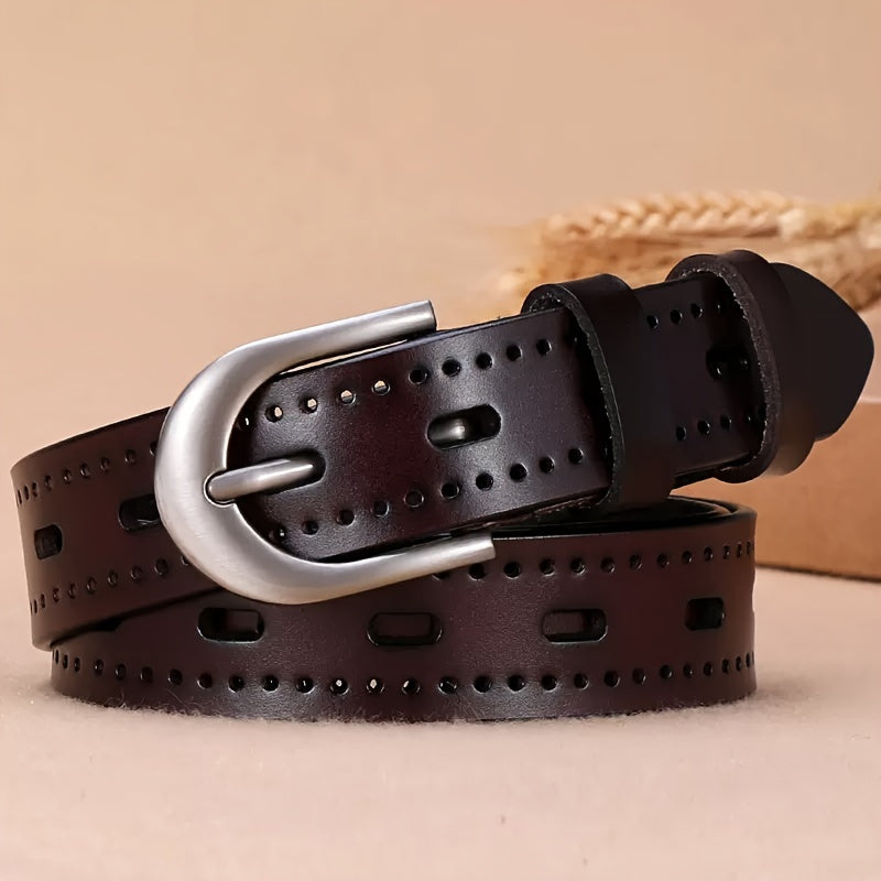 Ceinture à Boucle Classique en Cuir pour Homme Carlisle — visuel 5