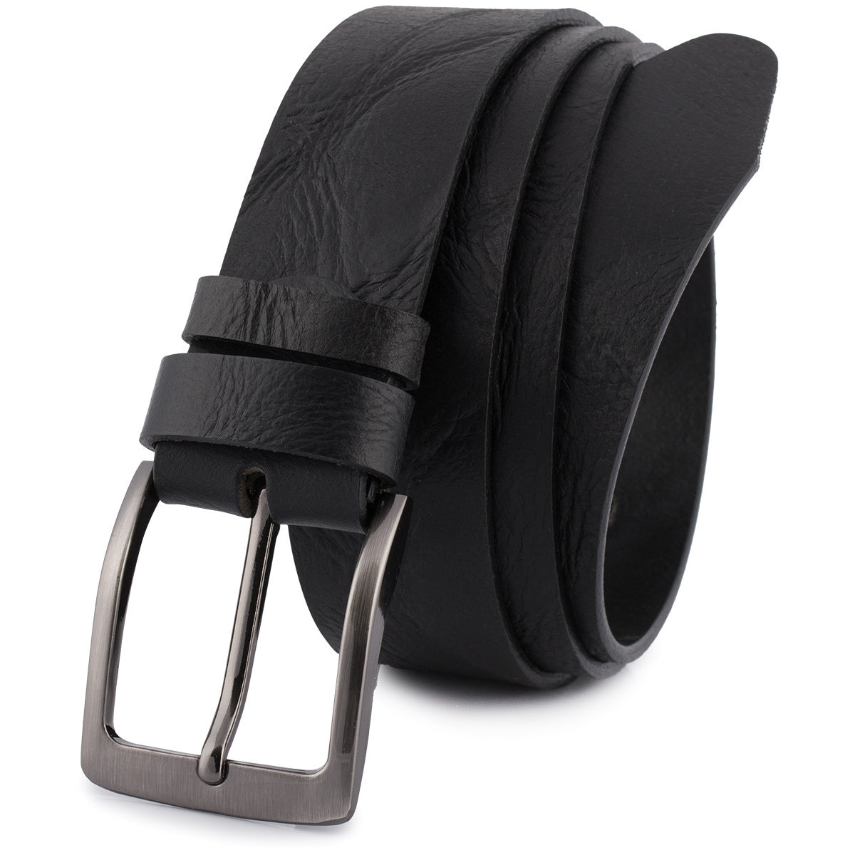 Ceinture à Boucle Classique en Cuir pour Homme Clément — visuel 2