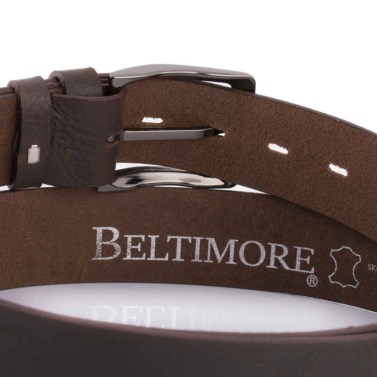 Ceinture à Boucle Classique en Cuir pour Homme Clément — visuel 20