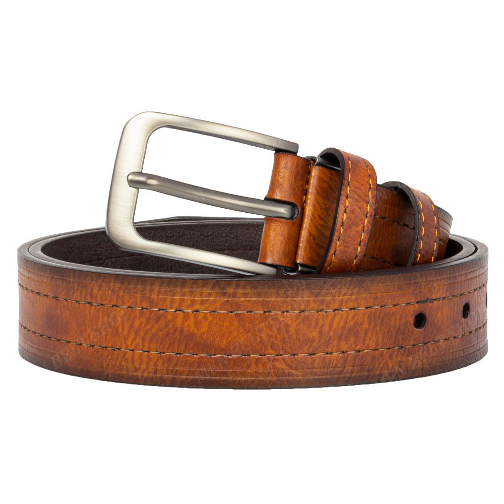 Ceinture à Boucle Classique en Cuir pour Homme Didier — visuel 4