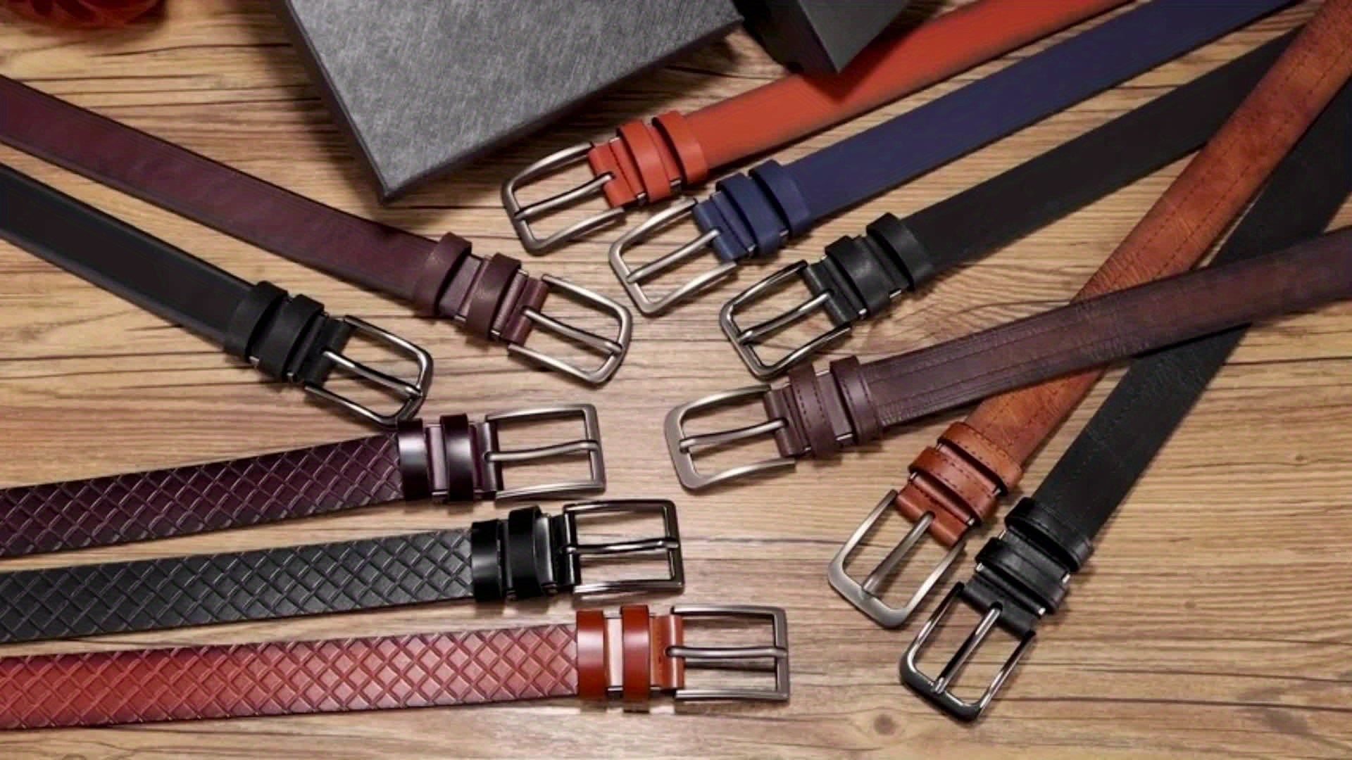 Ceinture à Boucle Classique en Cuir pour Homme Didier — visuel 7