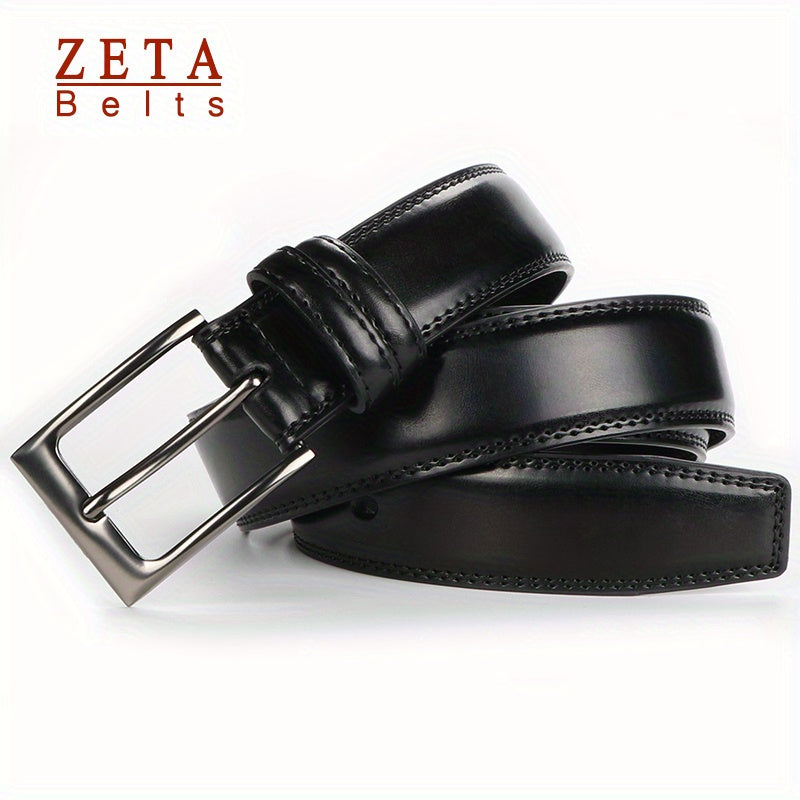 Ceinture à Boucle Classique en Cuir pour Homme Dimitri — visuel 3