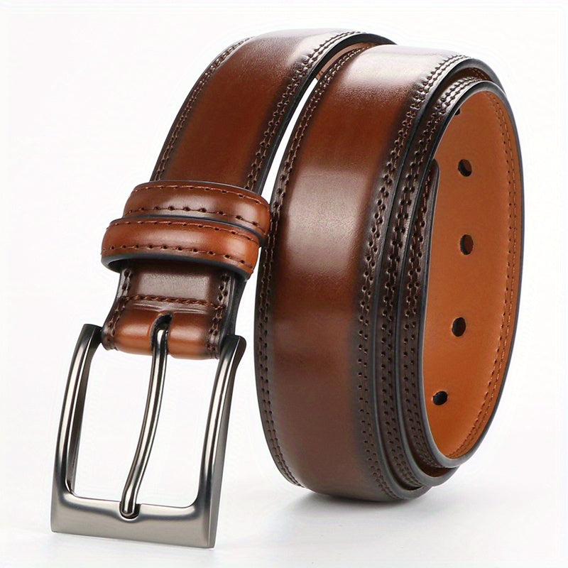Ceinture à Boucle Classique en Cuir pour Homme Dimitri — visuel 7