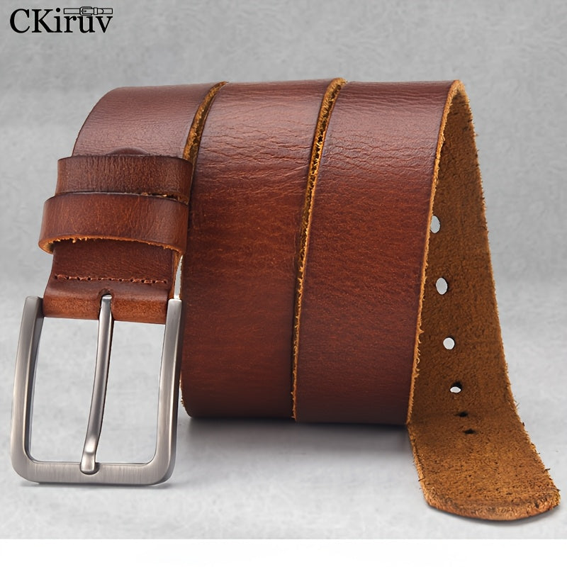Ceinture à Boucle Classique en Cuir pour Homme Enguerrand — visuel 10