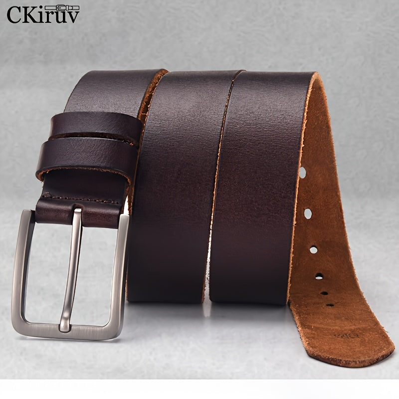 Ceinture à Boucle Classique en Cuir pour Homme Enguerrand — visuel 11