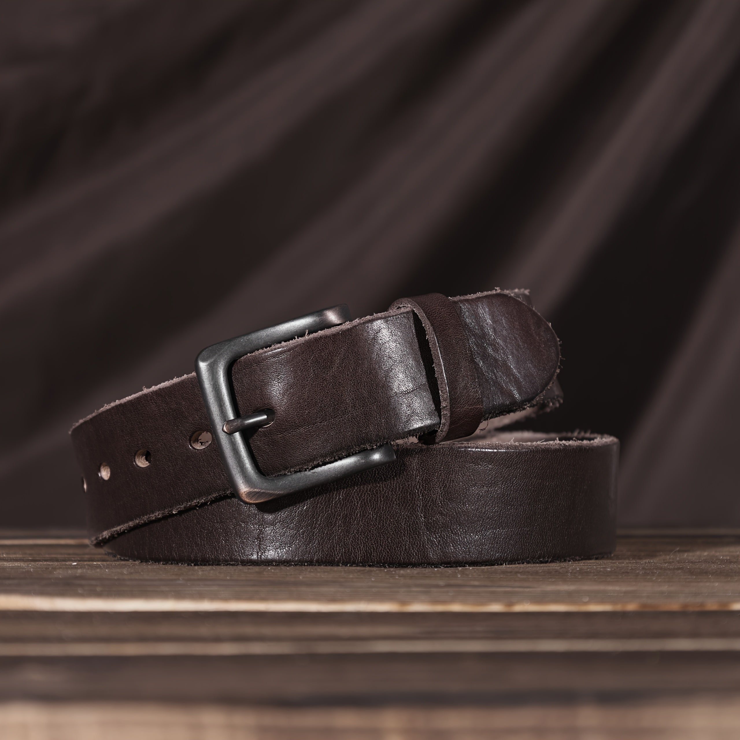 Ceinture à Boucle Classique en Cuir pour Homme Erwan — visuel 12