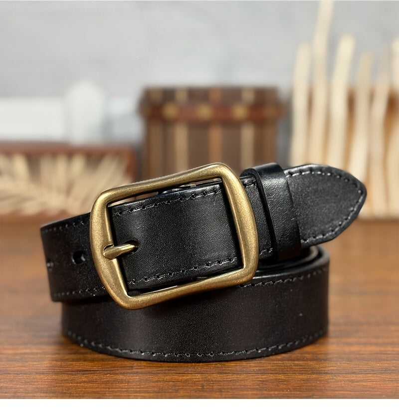 Ceinture à Boucle Classique en Cuir pour Homme Esteban — visuel 12