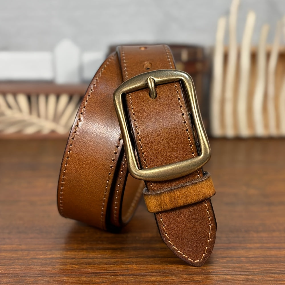 Ceinture à Boucle Classique en Cuir pour Homme Esteban — visuel 15