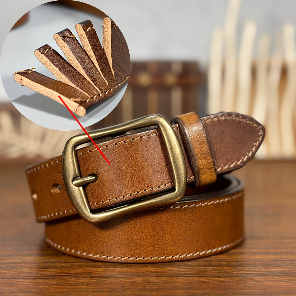 Ceinture à Boucle Classique en Cuir pour Homme Esteban — visuel 16