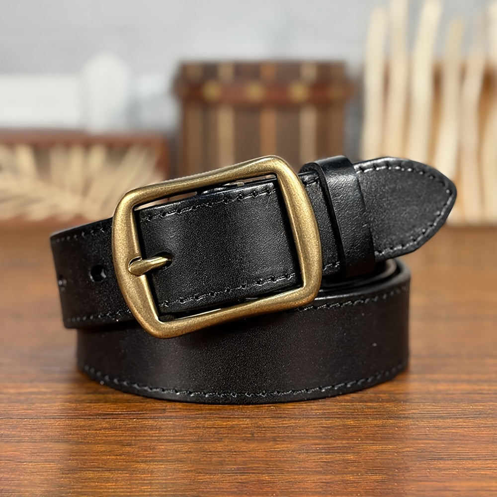 Ceinture à Boucle Classique en Cuir pour Homme Esteban — visuel 3