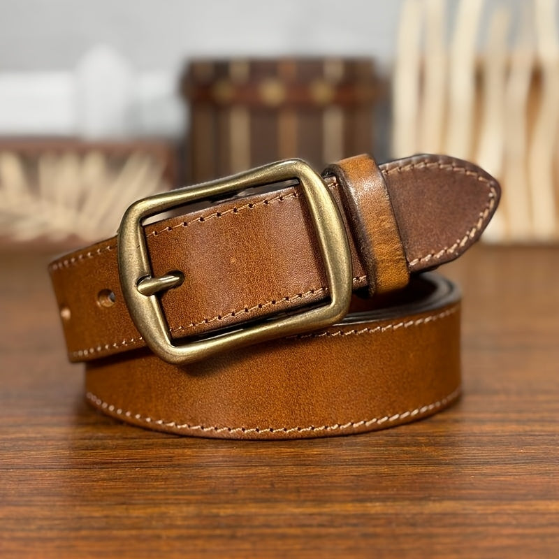 Ceinture à Boucle Classique en Cuir pour Homme Esteban — visuel 4