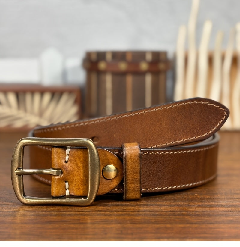 Ceinture à Boucle Classique en Cuir pour Homme Esteban — visuel 7
