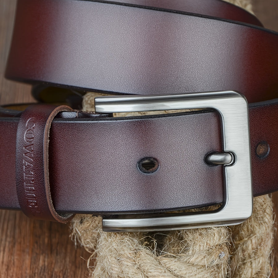 Ceinture à Boucle Classique en Cuir pour Homme Eudes — visuel 6