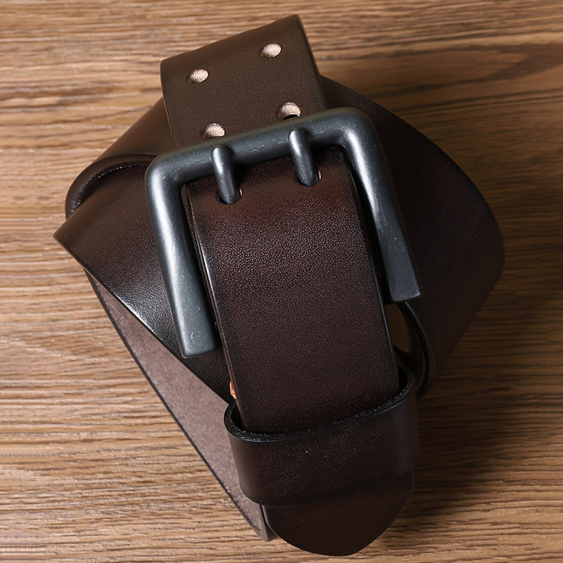 Ceinture à Boucle Classique en Cuir pour Homme Eugène — visuel 12