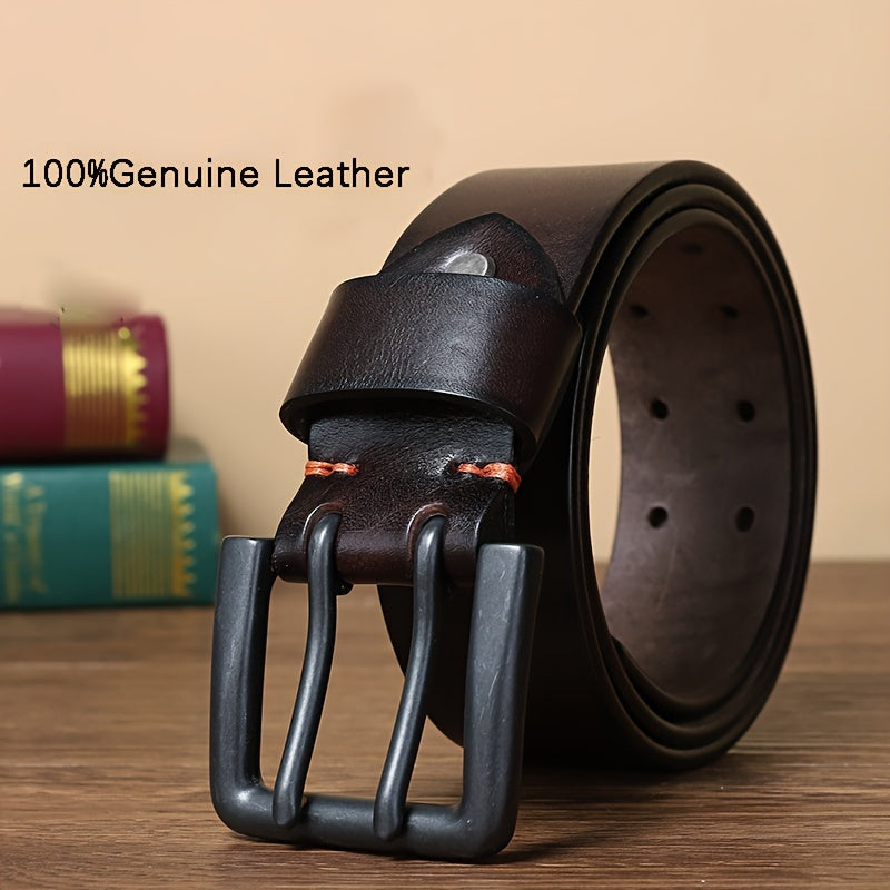 Ceinture à Boucle Classique en Cuir pour Homme Eugène — visuel 13