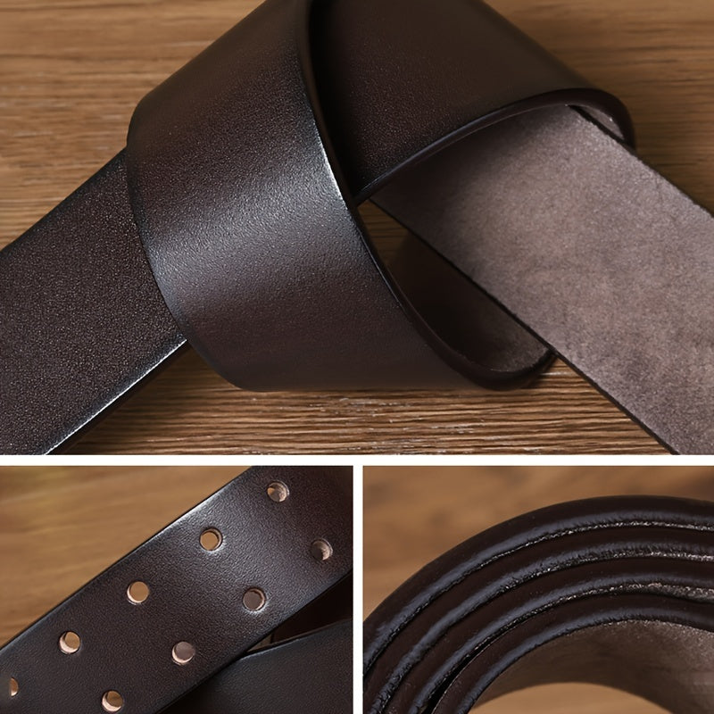 Ceinture à Boucle Classique en Cuir pour Homme Eugène — visuel 14