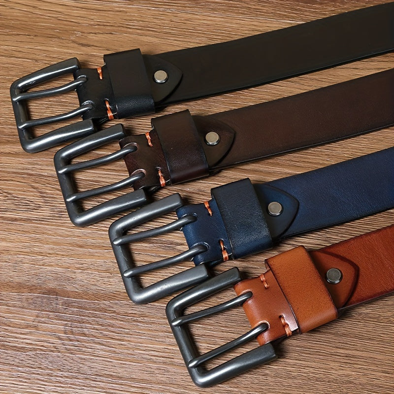 Ceinture à Boucle Classique en Cuir pour Homme Eugène — visuel 15