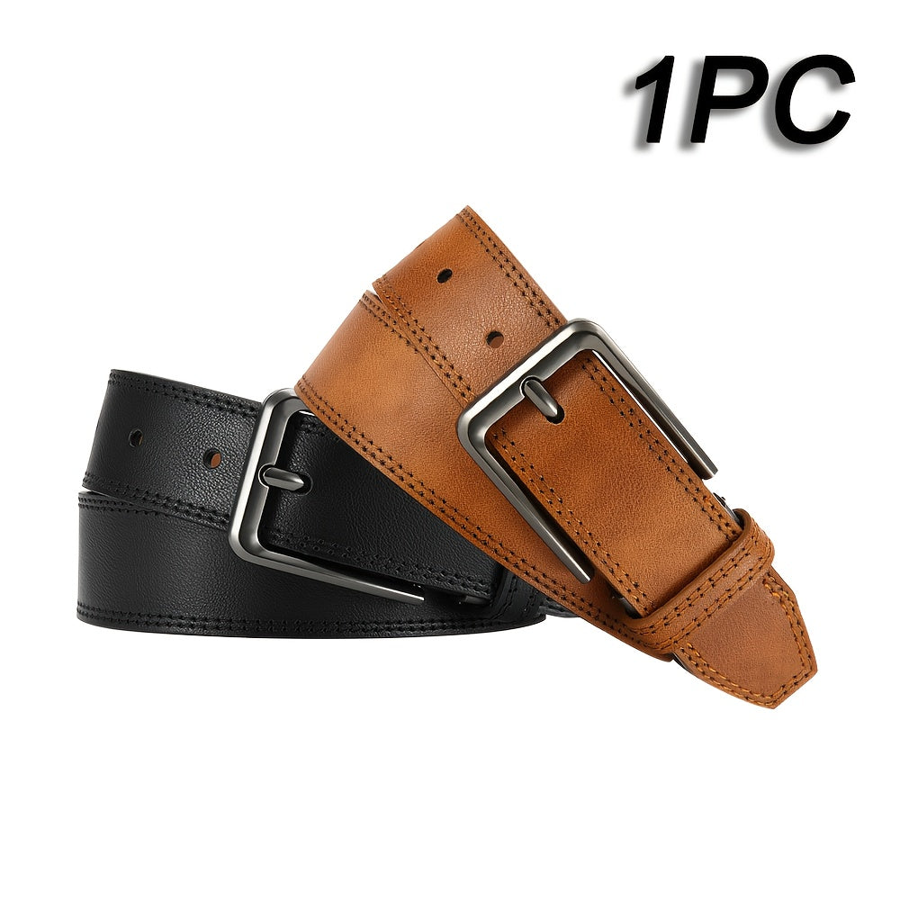 Ceinture à Boucle Classique en Cuir pour Homme Flavien — visuel 4