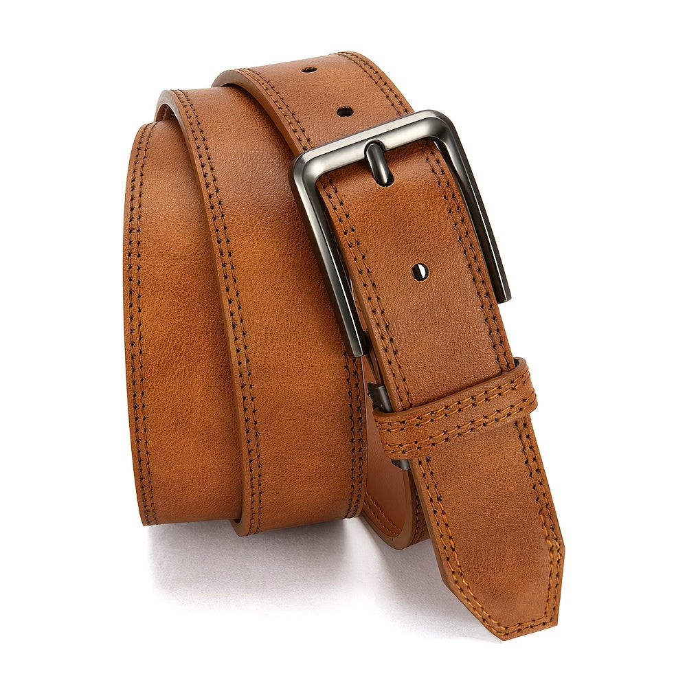 Ceinture à Boucle Classique en Cuir pour Homme Flavien — visuel 5