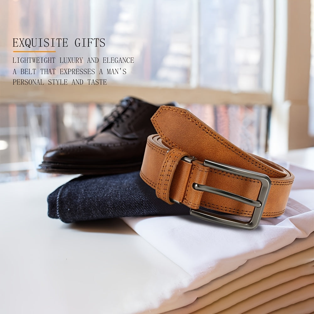 Ceinture à Boucle Classique en Cuir pour Homme Flavien — visuel 6