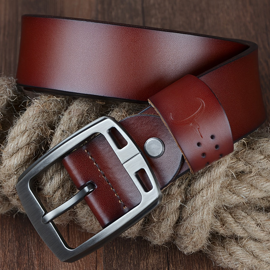 Ceinture à Boucle Classique en Cuir pour Homme Gerald — visuel 5